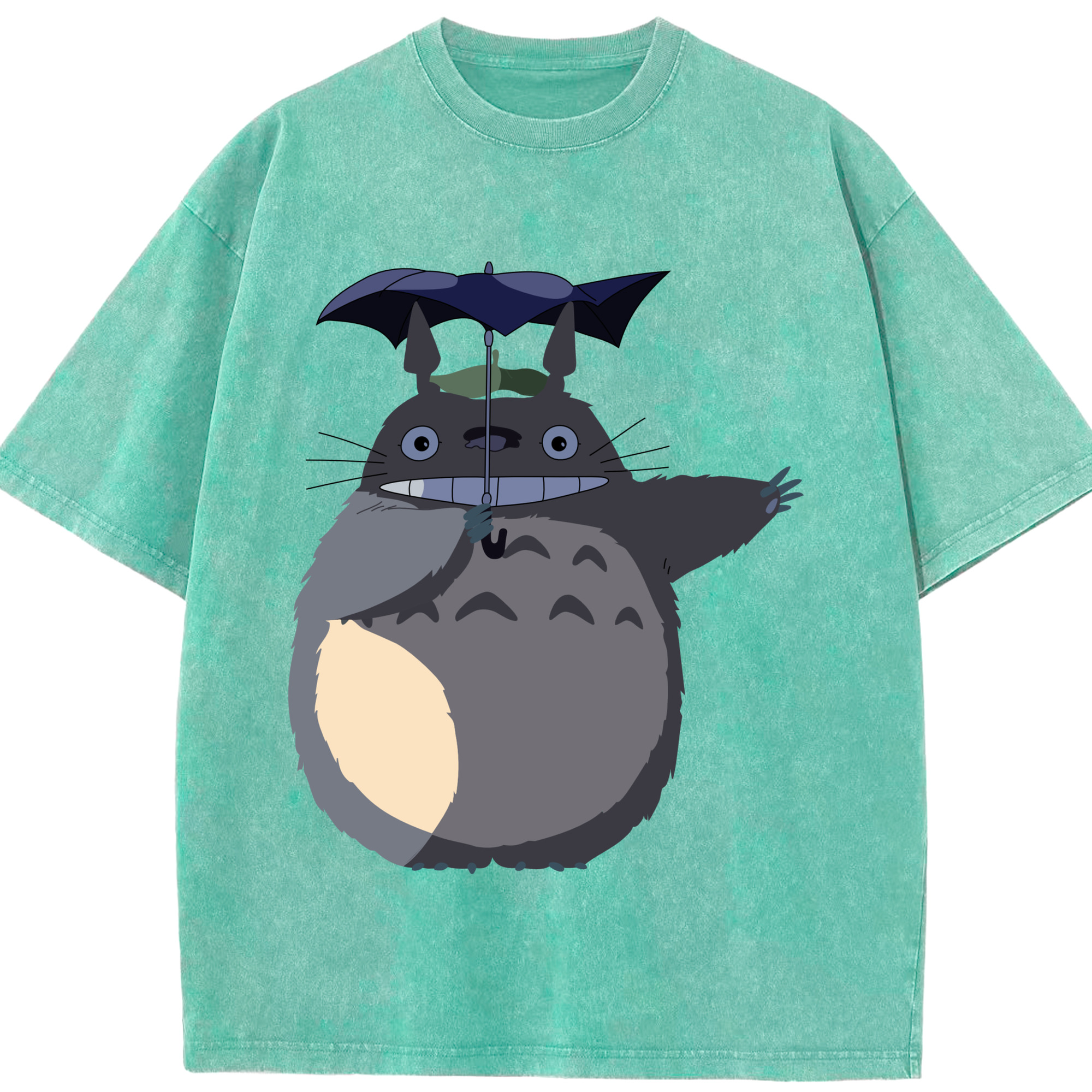 （画像用） となりのトトロ 草壁メイ 草壁サツキ My Neighbor Totoro Satsuki Kusakabe Mei Kusakabe 綿100% ヴィンテージ風 半袖Tシャツ（フロントプリント）